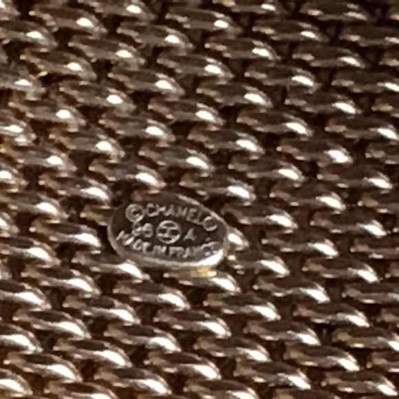 CHANEL, Authentic, CC Logo Bracelet, Vintage 1996 Gold Plated Chanel Bracelet - Picture 2 of 15